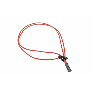 TE Стяжка шнур-гумка з гачком 0,5m RED